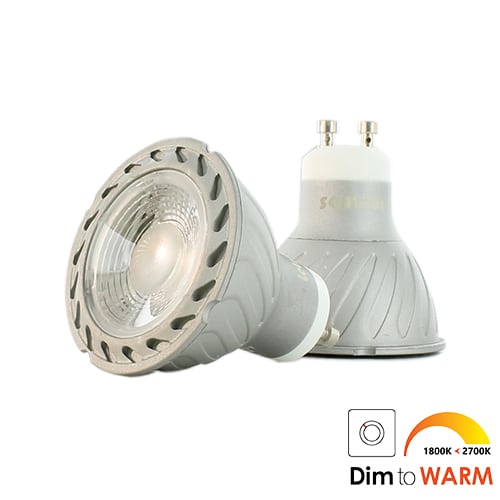 7Watt LED lamp 2 stuks dim to warm